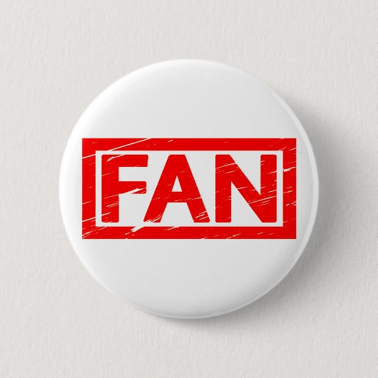 Fan Stamp Ronde Button 5,7 Cm (Voorkant)