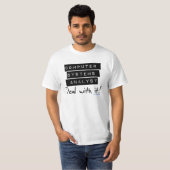 Fan T-shirt Computer Systems Analyst (Voorkant volledig)