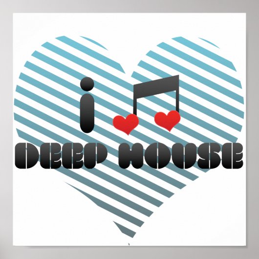 fan van Deep House Poster (Voorkant)