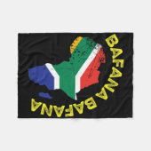 Fana Fana Zuid-Afrika Voetbal Fleece Deken (Voorkant (Horizontaal))
