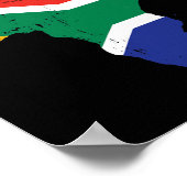 Fana Fana Zuid-Afrika Voetbal Poster (Hoek)