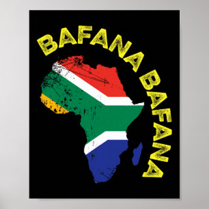 Fana Fana Zuid-Afrika Voetbal Poster
