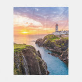 Fanad Head Lighthouse Co. | Donegal Ierland Fleece Deken (Voorkant)