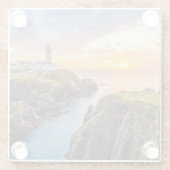 Fanad Head Lighthouse Co. | Donegal Ierland Glazen Onderzetter (Achterkant)