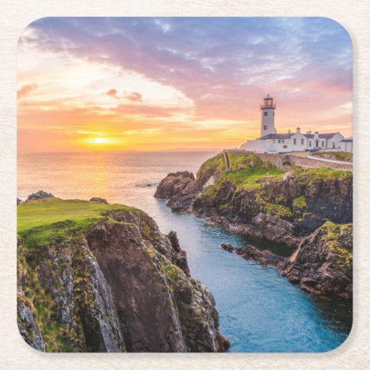 Fanad Head Lighthouse Co. | Donegal Ierland Kartonnen Onderzetters (Voorkant)
