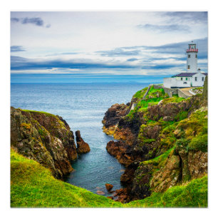 Fanad Head Lighthouse Donegal Ierland Poster