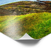 Fanad Head Lighthouse Kliffen – Ierland Foto Afdru Afdruk (Hoek)