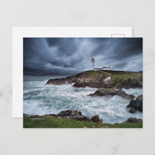 Fanad Head Lighthouse, Letterkenny, Ierland Briefkaart (Voorkant / Achterkant)