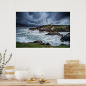 Fanad Head Lighthouse, Letterkenny, Ierland Poster (Keuken)
