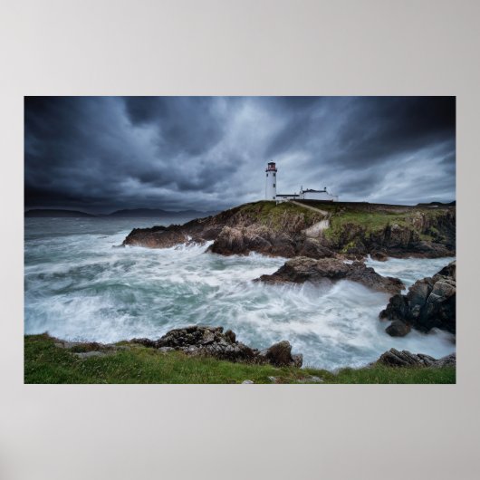 Fanad Head Lighthouse, Letterkenny, Ierland Poster (Voorkant)