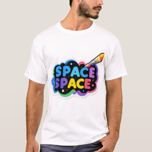 Fanart Space Sticker T-shirt