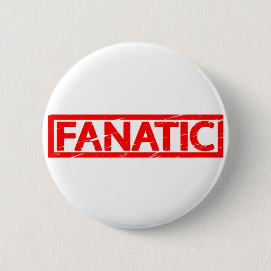 Fanatieke Stempel Ronde Button 5,7 Cm (Voorkant)