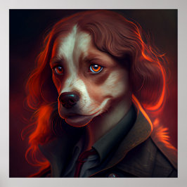 Fanatsy dog poster