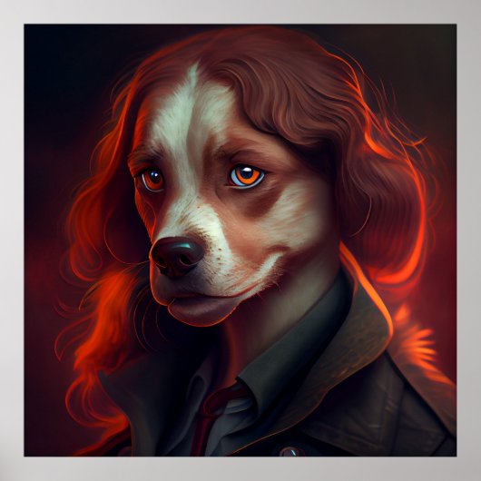 Fanatsy dog poster (Voorkant)