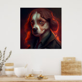 Fanatsy dog poster (Keuken)