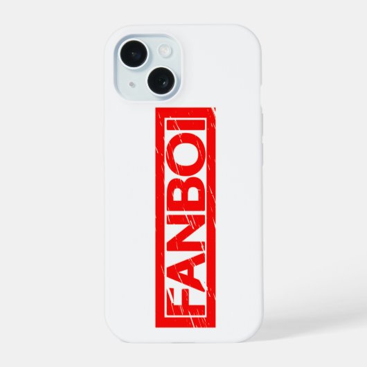 Fanboi Stamp iPhone 15 Case (Achterkant)