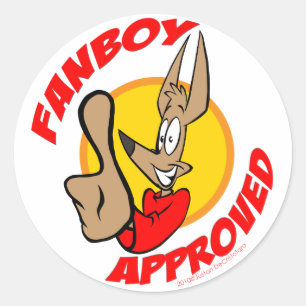 Fanboy goedkeuring zegel label