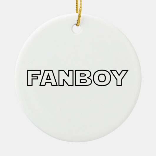 FANBOY KERAMISCH ORNAMENT (Voorkant)