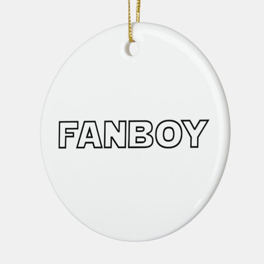 FANBOY KERAMISCH ORNAMENT (Links)