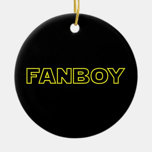 FANBOY KERAMISCH ORNAMENT (Voorkant)