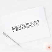 FANBOY OVALE STICKER (Envelop)