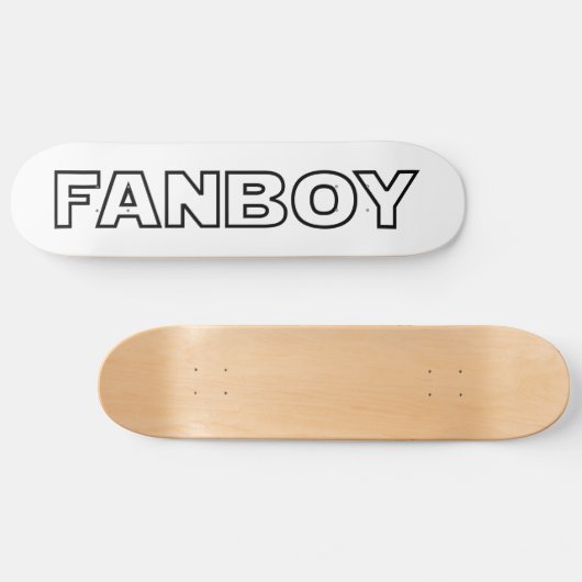 FANBOY PERSOONLIJK SKATEBOARD (Horizontaal)