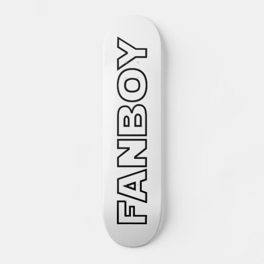 FANBOY PERSOONLIJK SKATEBOARD (Voorkant)