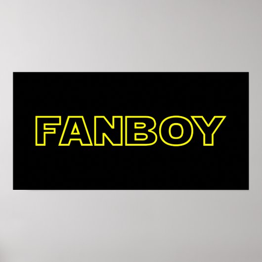 FANBOY POSTER (Voorkant)
