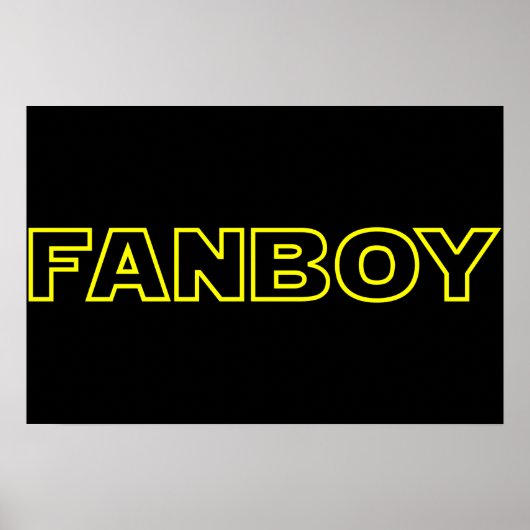 FANBOY POSTER (Voorkant)