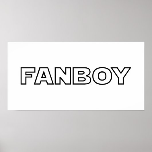 FANBOY POSTER (Voorkant)
