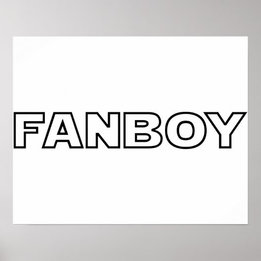 FANBOY POSTER (Voorkant)