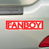 Fanboy Stamp Bumpersticker (Op auto)