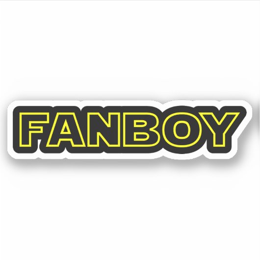 FANBOY STICKER (Voorkant)