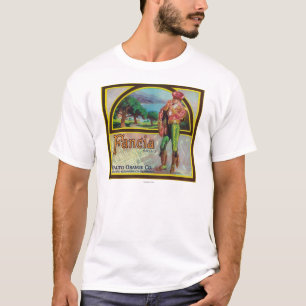 Fancia Brand Citrus Crate Label T-shirt