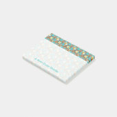 Fanciel Starfish Pattern | Jouw namen toevoegen Post-it® Notes (Schuin)