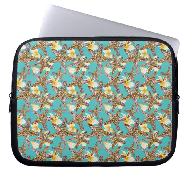 Fanciel Starfish Pattern Laptop Sleeve (Voorkant)
