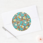 Fanciel Starfish Pattern Ronde Sticker (Envelop)