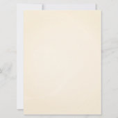 Fanciful Bird Cage Blauwgroen & Chocolate Weddensc Kaart (Achterkant)