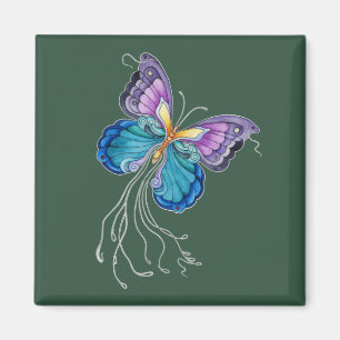 Fanciful Butterfly Magneet