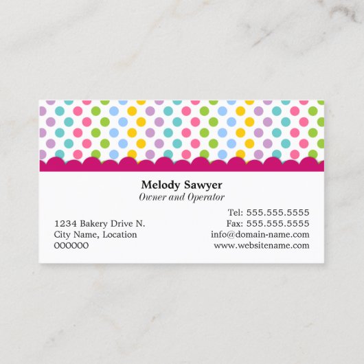 Fanciful Cookie Poppen Visitekaartje (Achterkant)