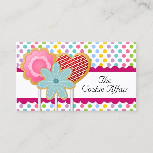Fanciful Cookie Poppen Visitekaartje (Voorkant)