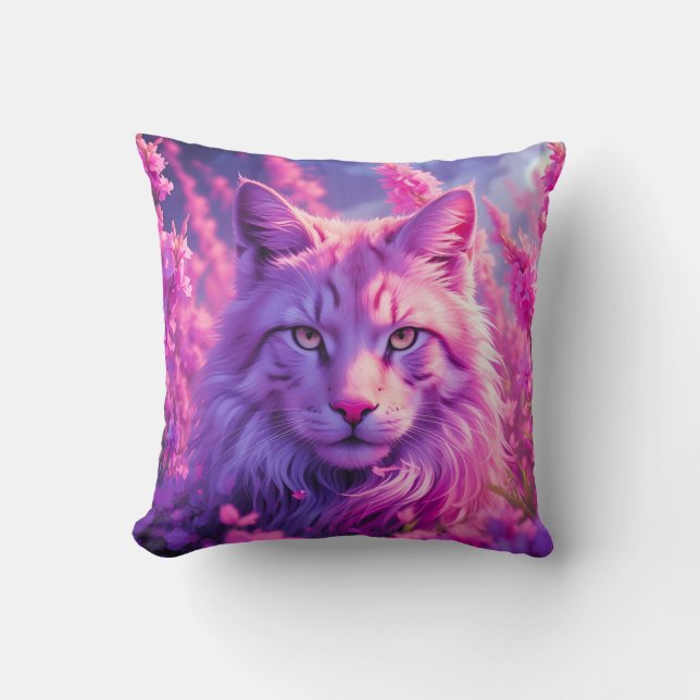 Fanciful Feline Sierkussen | Home & Cadeaus (Voorkant)