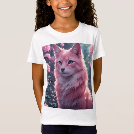 Fanciful Feline T-shirt (Voorkant)