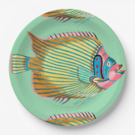Fanciful Fish met Frans Papieren Bordje