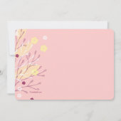 Fanciful Floral religieuze uitnodiging (Achterkant)