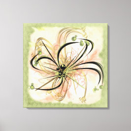 Fanciful Flower Canvas Afdruk
