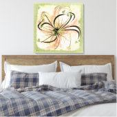 Fanciful Flower Canvas Afdruk (Insitu (Slaapkamer))