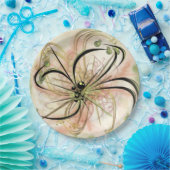 Fanciful Flower Papieren Bordje (Feest)