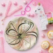 Fanciful Flower Papieren Bordje (Feest)