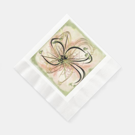 Fanciful Flower Servet (Hoek)